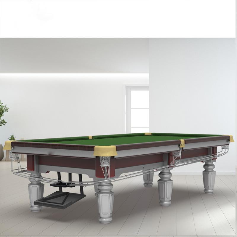 台球桌标准台中式黑八桌球台商用家用俱乐部成人台球桌厂家