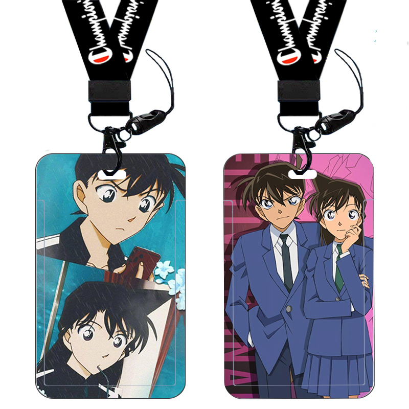 名侦探柯南学生卡套校卡羊城通套公交卡厂牌挂脖带挂绳塑料定制