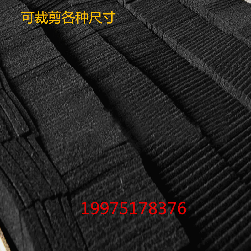 古鼓风机空气过滤芯防尘棉聚氨酯过滤网黑色海绵滤芯器消音棉20mm