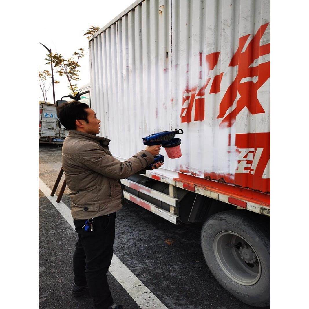 可用水洗掉的漆宝丽威可撕掉漆全车身广告临时改色年检年审水溶漆