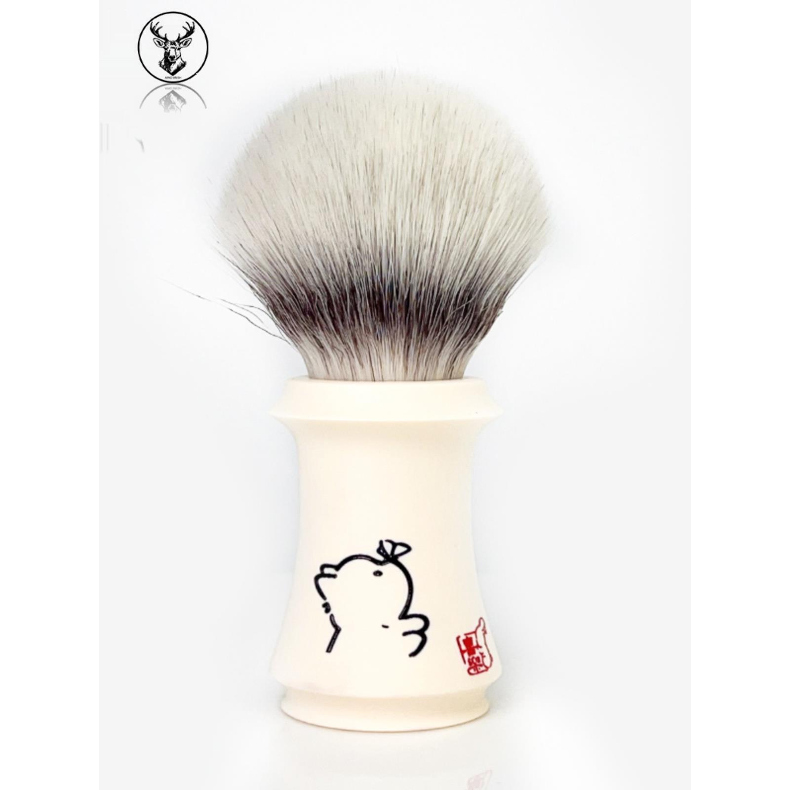 ARNO-白蛋白灯塔男士湿剃特二獾毛胡须刷胡刷胡扫剃须刷