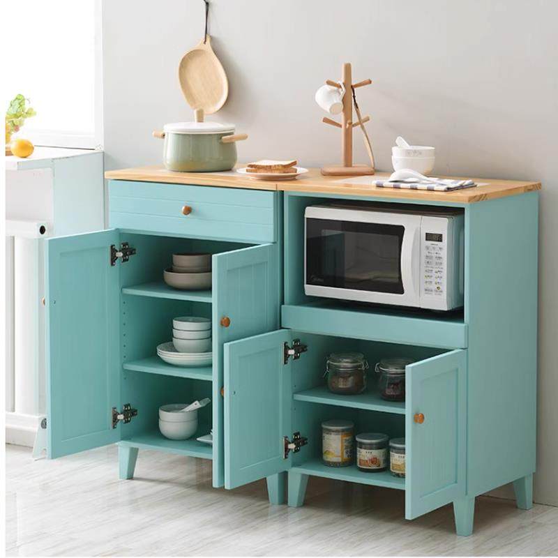 简约现代实木餐边柜收纳储物柜子厨房碗橱柜餐厅微波炉烤箱柜一体,住宅家具,餐边柜,淘宝优惠券,粉丝福利购,淘宝优惠卷