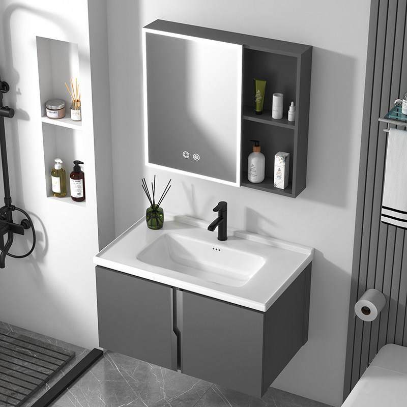 浴室柜陶瓷一体盆铝蜂窝40宽化妆室脸盆柜组合洗手池洗漱台面盆柜,家装主材,浴室柜组合,淘宝优惠券,粉丝福利购,淘宝优惠卷