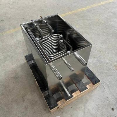 304不锈钢水箱换热器蒸发器不锈钢 钛盘管配套激光冷水机水箱盘管