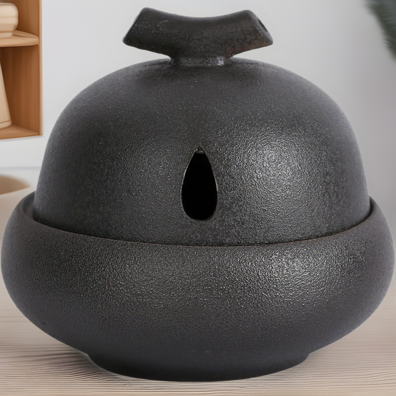精美复古陶瓷小香炉仿古焚香炉家用盘香檀香炉茶道供佛室内香薰炉,家居饰品,香薰炉,淘宝优惠券,粉丝福利购,淘宝优惠卷