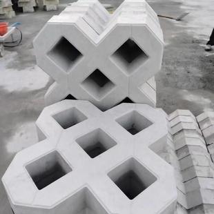 停车场车位井字植草砖八字砖厂家大量现货供应水泥草坪砖双八字砖