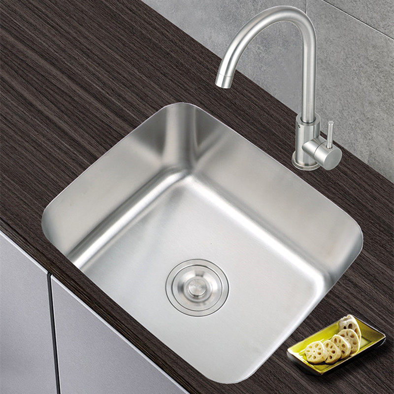 304不锈钢水槽单槽套餐 厨房洗菜盆小号洗手碗池阳台下洗衣大单盆,家装主材,水槽套餐,淘宝优惠券,粉丝福利购,淘宝优惠卷