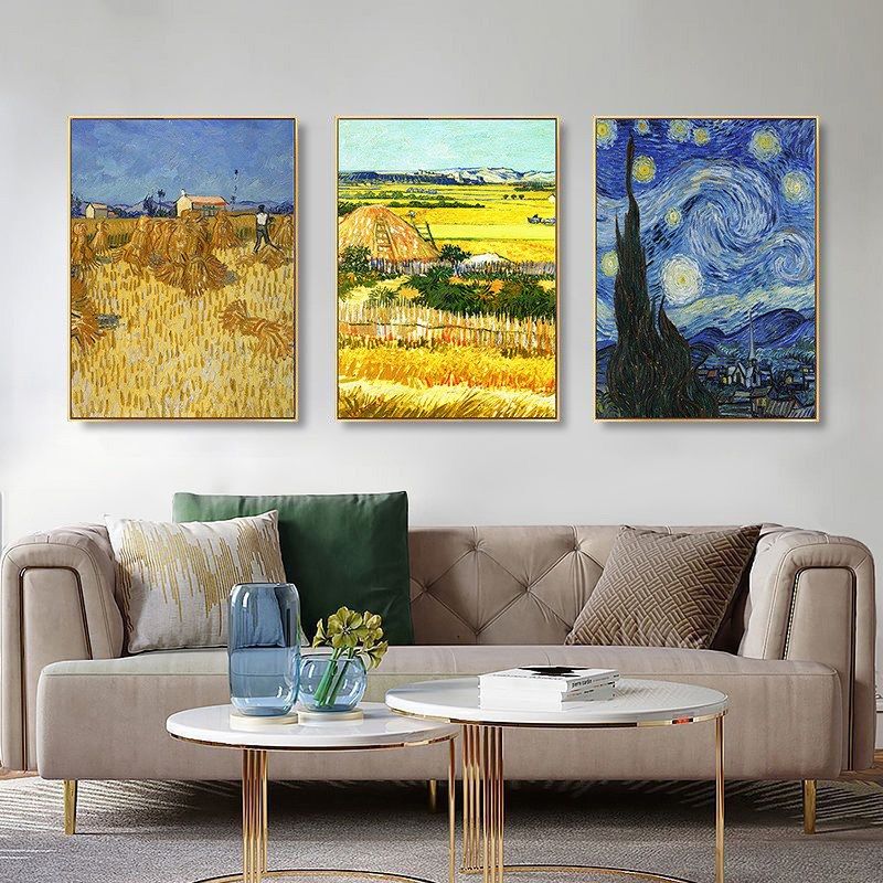 梵高油画客厅装饰画莫奈餐厅墙画世界名画沙发背景墙壁画玄关挂画,家居饰品,现代装饰画,淘宝优惠券,粉丝福利购,淘宝优惠卷