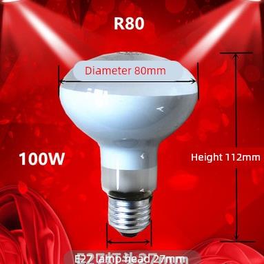 宠物保温灯乌龟爬宠晒背灯保温箱取暖灯小鸡专用取暖加热加温灯泡