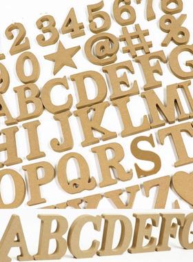 DIY木质英文字母桌面摆件 站立式婚庆家居装饰摄影道具酒吧壁饰