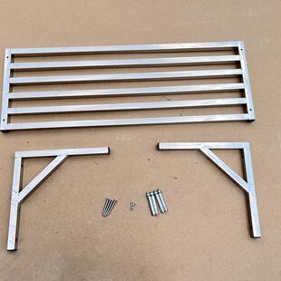 不锈钢挂墙置物架壁挂式三角架支架沥水厨房储藏室车库墙壁货架