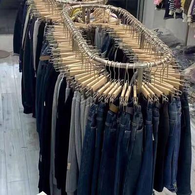 不锈钢中岛服装展示架店铺中间陈列货架女装店中岛侧挂落地挂衣架