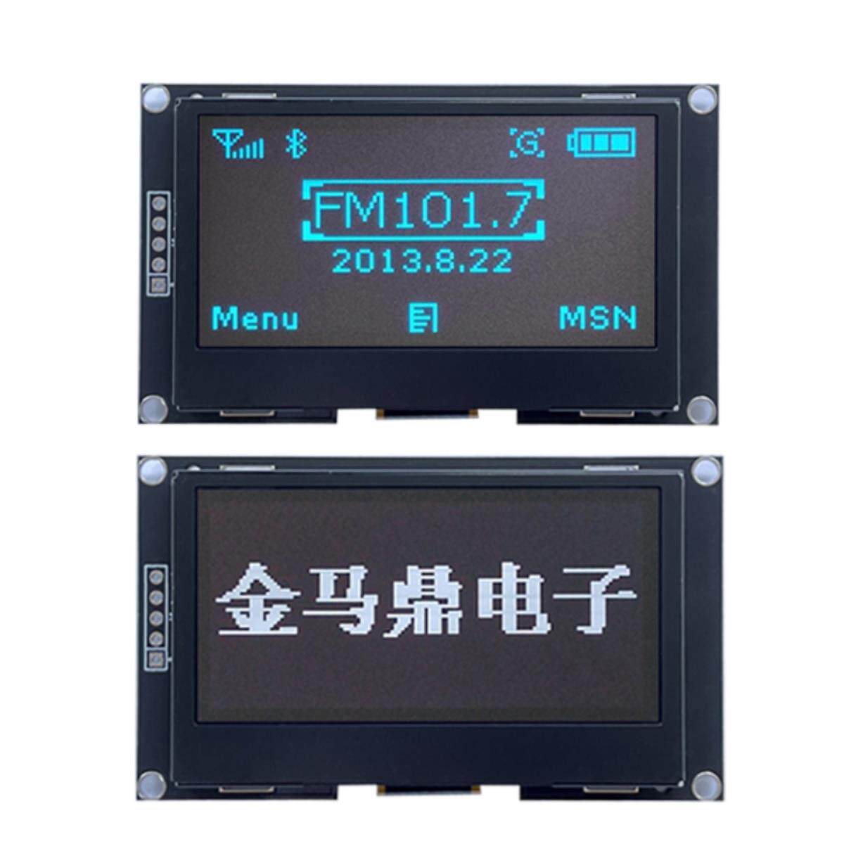 JMD2.42寸oled显示屏I2C串口5pin模块12864液晶屏驱动芯片SSD1309