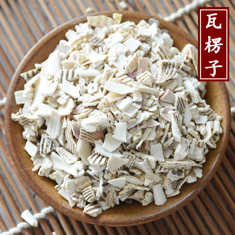 瓦楞子中药材500g克正品生煅新货瓦屋子瓦垄子段蜡子壳水洗可磨粉 - 实物图
