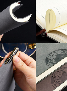 灰色羊巴商务笔记本定制logo记事本办公仿皮日记本子a5软面抄皮面