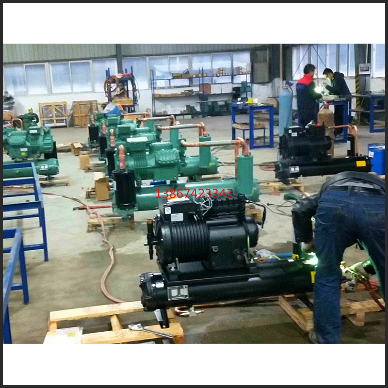 全新谷轮3匹水冷机组小型冷藏库制冷配件 沈阳谷轮压缩机组3P BFS