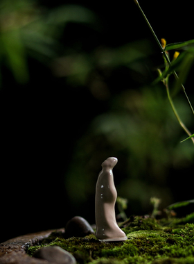创意盆景花盆假山流水器鱼缸造景小山禅意小摆件微景观水景装饰品