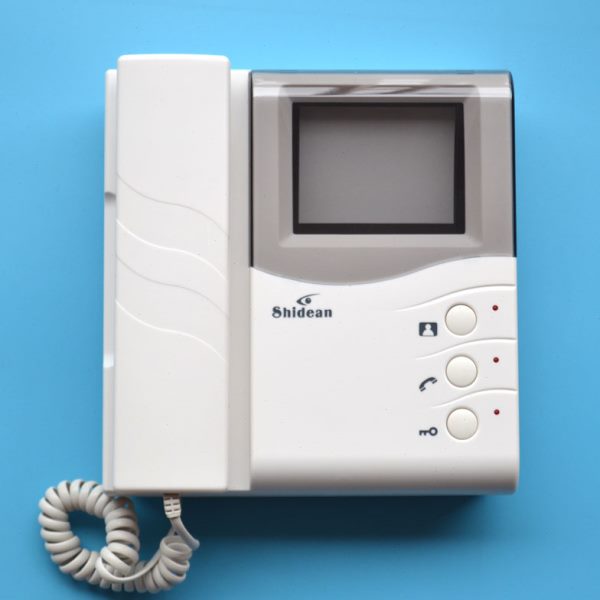 Shidean视得安黑白可视分机SD-788R12BS对讲门铃话机SD-788R12S