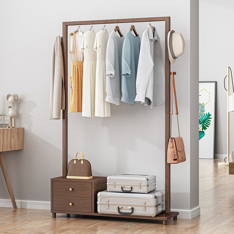 简易衣帽架鞋架一体组合挂衣架落地卧室客厅家用门厅玄关衣帽柜子,住宅家具,衣帽架,淘宝优惠券,粉丝福利购,淘宝优惠卷