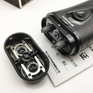 盛发602剃须刀男双头胡子刀旋转式 须刨电动胡须刀 刮胡刀充电式