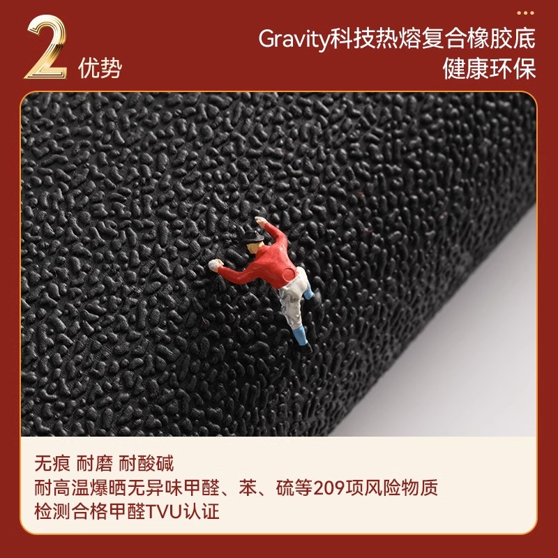 新中式入户门地垫防滑耐磨地毯耐脏家用门垫大门口玄关蹭土脚垫子