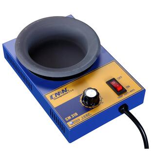 厂家直销熔锡CM-310圆形无铅锡炉小型i手动浸锡机