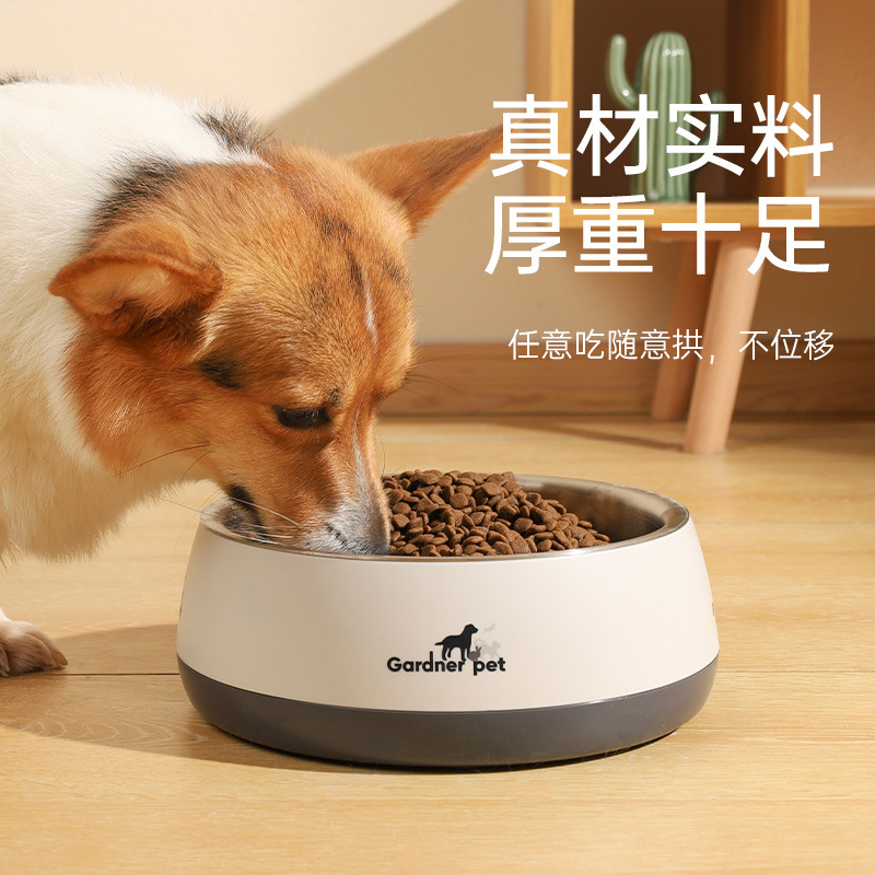 狗碗不锈钢大号防打翻可分离宠物食盆狗碗狗狗食盆水碗猫碗金毛