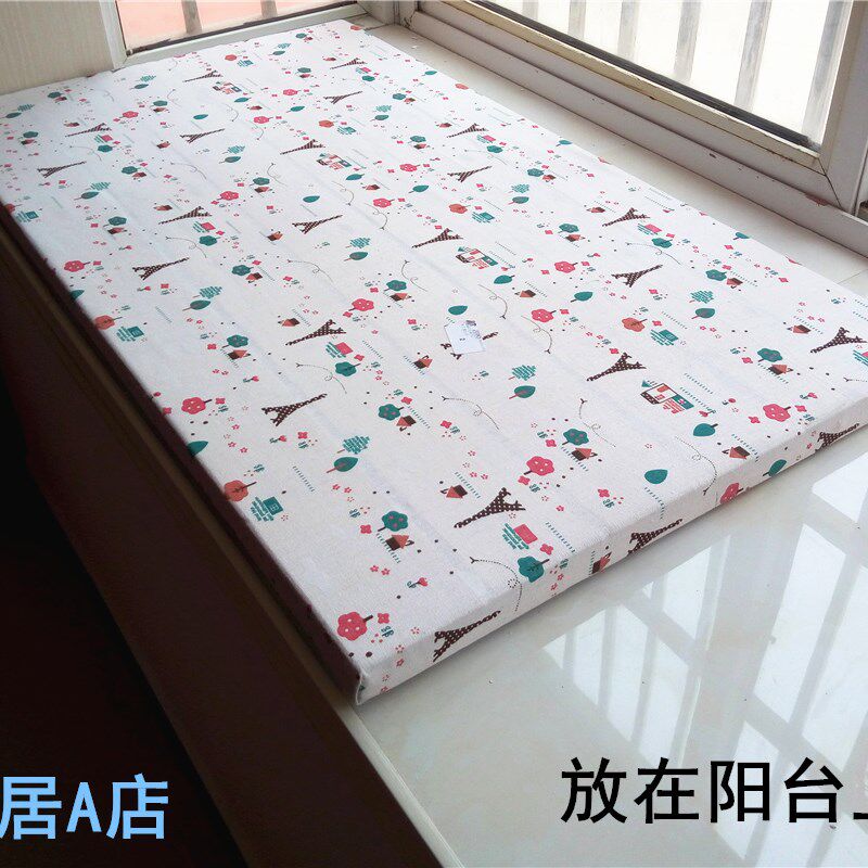 定制实木环保儿童婴儿包布硬床板铺板条实木北欧 沙发 阳台垫