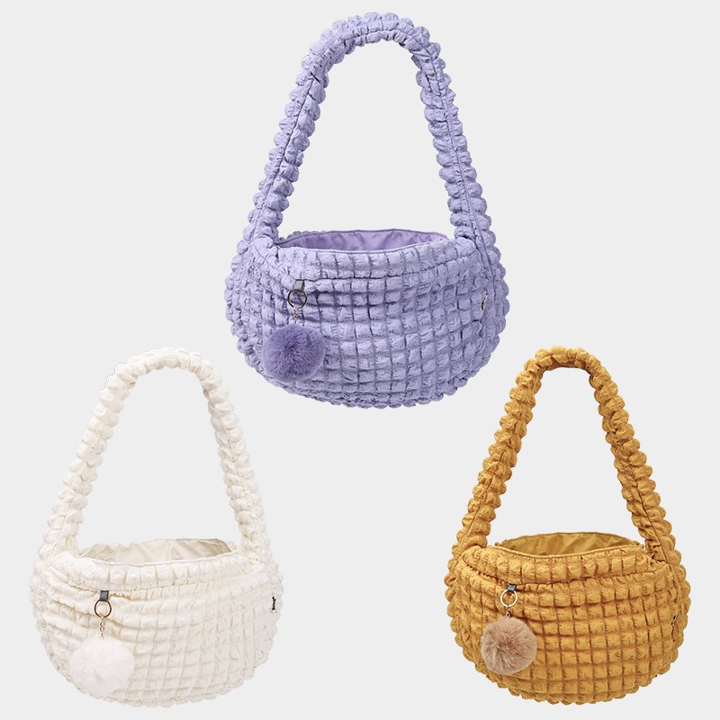 汪喵娘娘 云朵泡泡包约克夏比熊斜跨外出便携包小型茶杯犬遛狗