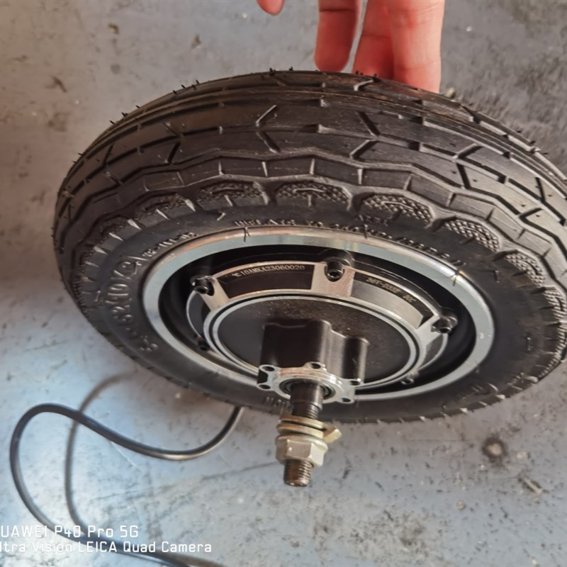 10寸碟煞轮毂无刷滑板车电动车马达配10*2.125 2.5 2.75 3.0轮胎