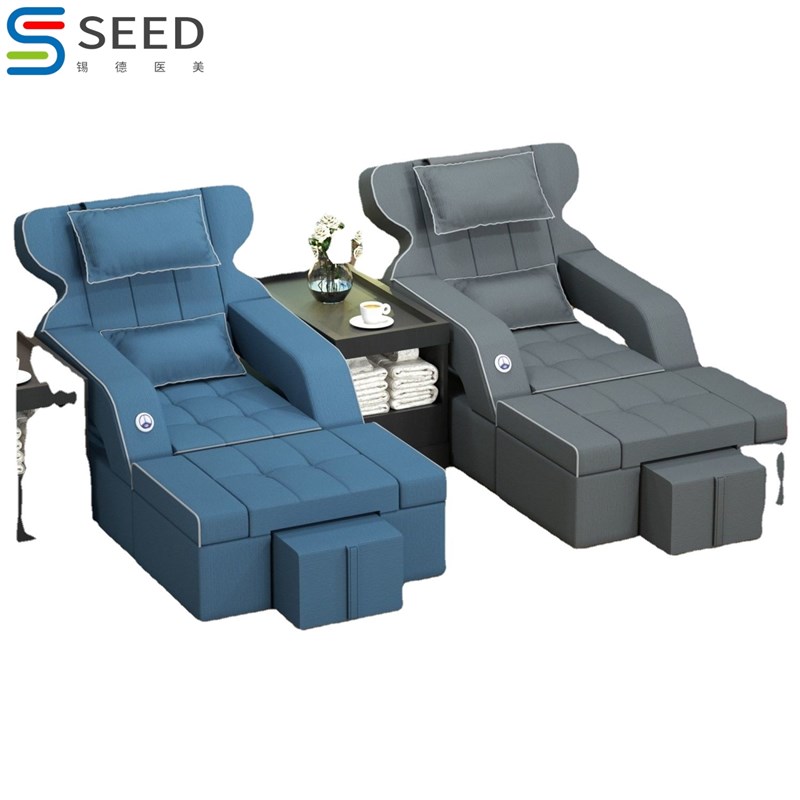 足疗沙发电动足浴躺椅美甲美足采耳店泡脚按摩床桑拿修脚沐足椅子