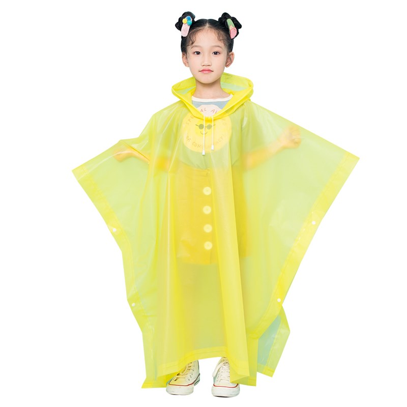 圆点风衣轻便便携小学生小孩防水大童男女童宝宝可爱儿童雨衣雨披