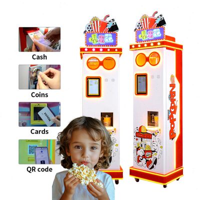 The Automatic Popcorn Machine is Equipped With Card Payment