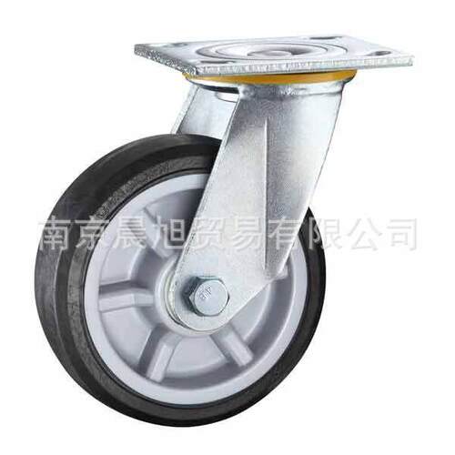 常成脚轮 总 K3 C13 4 5 6 8寸重型新款黑色老款咖啡色静音轮