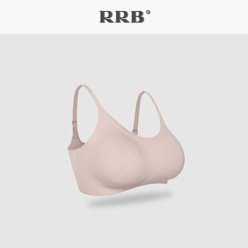 RRB【轻氧零敏Bra】无尺码无钢圈可拆卸无痕软支撑裸感舒适内衣女