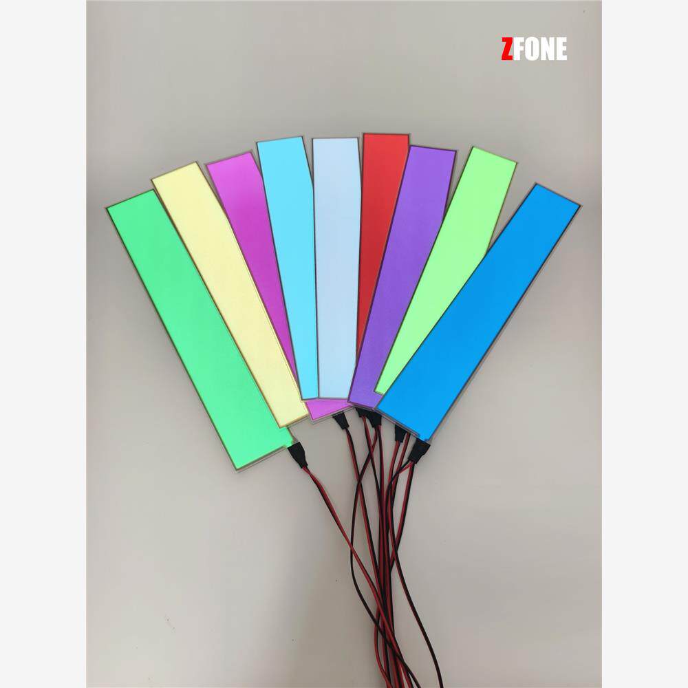 可剪短无灯珠柔性超薄发光片EL冷光片电池款发光板发光条冷光灯条