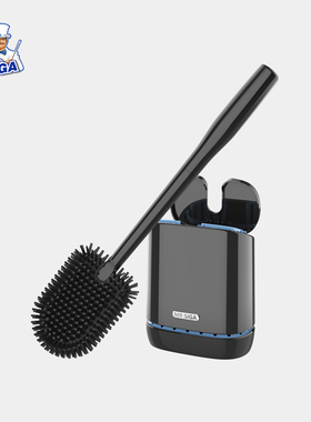 MR.SIGA壁挂式马桶清洁刷套装 自动开合底座不脏手 刷头可替换