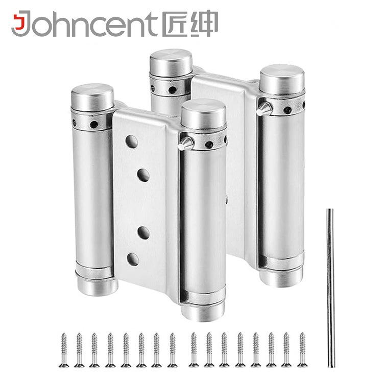 3寸4寸5寸不锈钢双向合页 双开弹簧合页 牛仔门栅栏自动关门合页