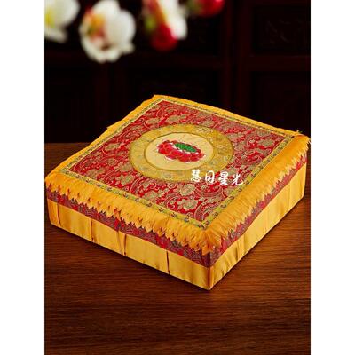 精品刺绣蒲团加厚拜跪垫拜垫打坐禅座垫台湾珍珠棉莲花坐垫 包邮