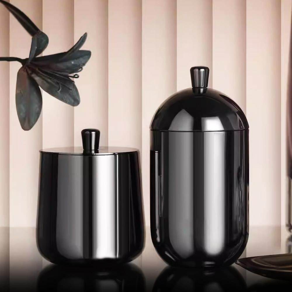 304不锈钢车载香薰罐子黑色样板间摆件散香晶石扩香器棉签收纳盒,收纳整理,桌面收纳盒,淘宝优惠券,粉丝福利购,淘宝优惠卷