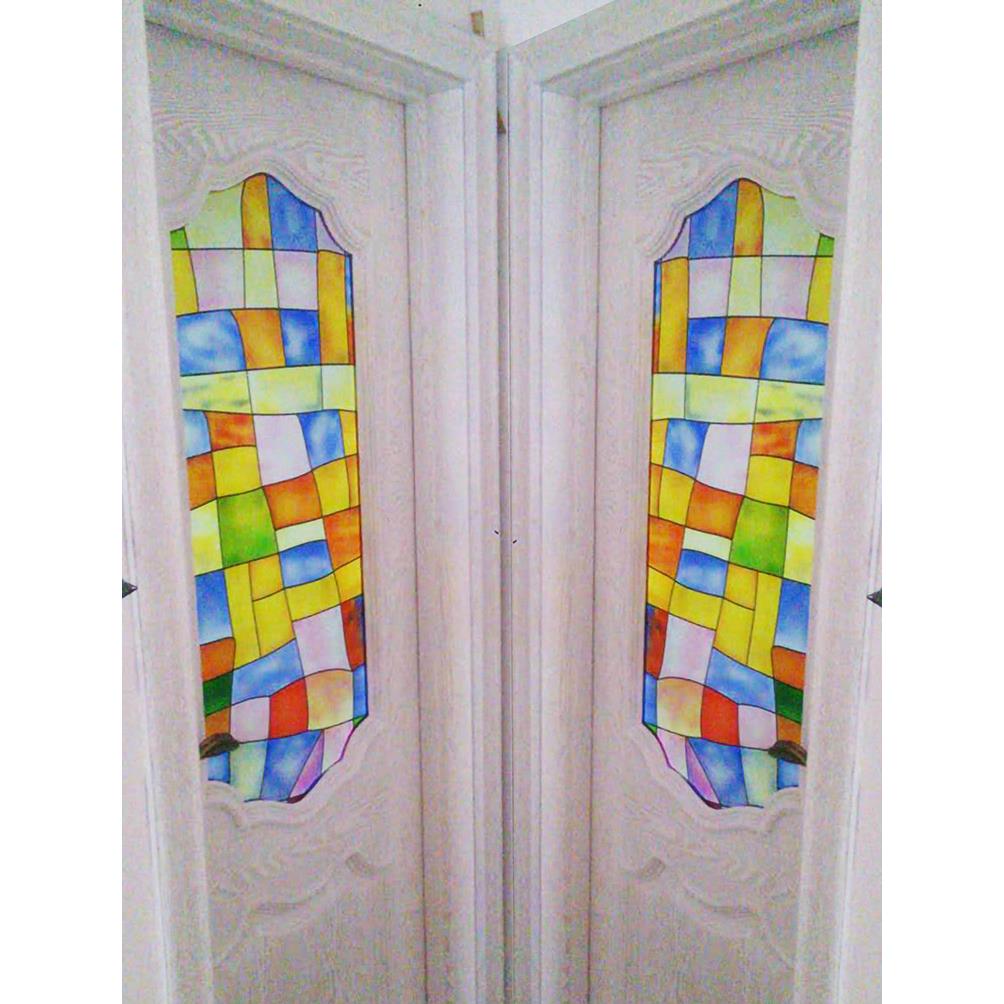 钢化隔断玄关窗吊顶门芯欧式哥特风格彩色教堂蒂凡尼雕刻艺术玻璃