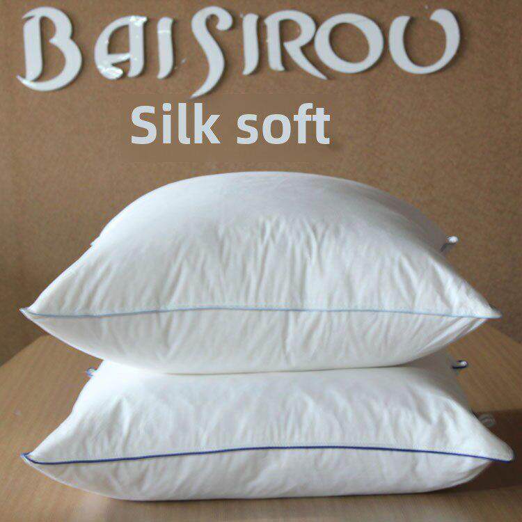 百苏鹅毛丝绒棉沙发腰垫办公枕芯床头大靠背高弹性