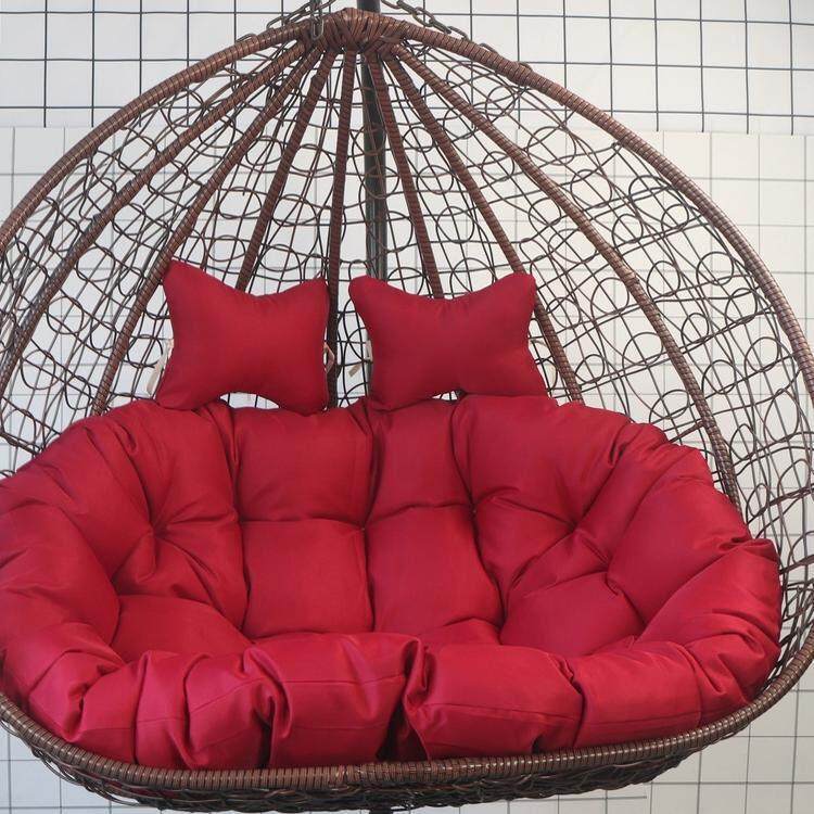 加厚防水吊椅坐垫吊篮秋千摇篮靠垫单双人可拆洗户外懒人吊床垫子