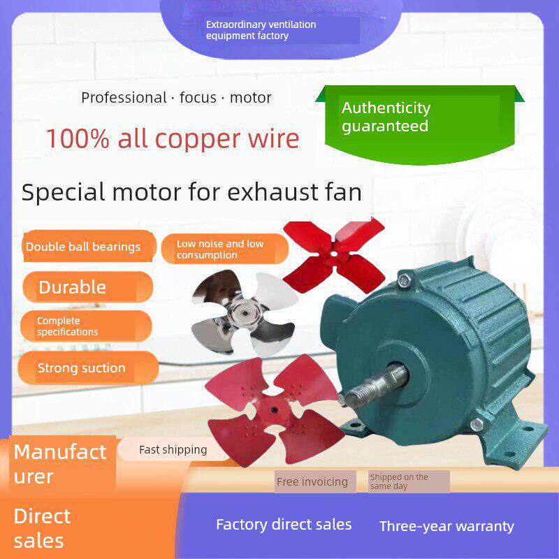 轴流电机纯铜大功率风扇电机工业排气风扇烟熏通风风扇电机220V38