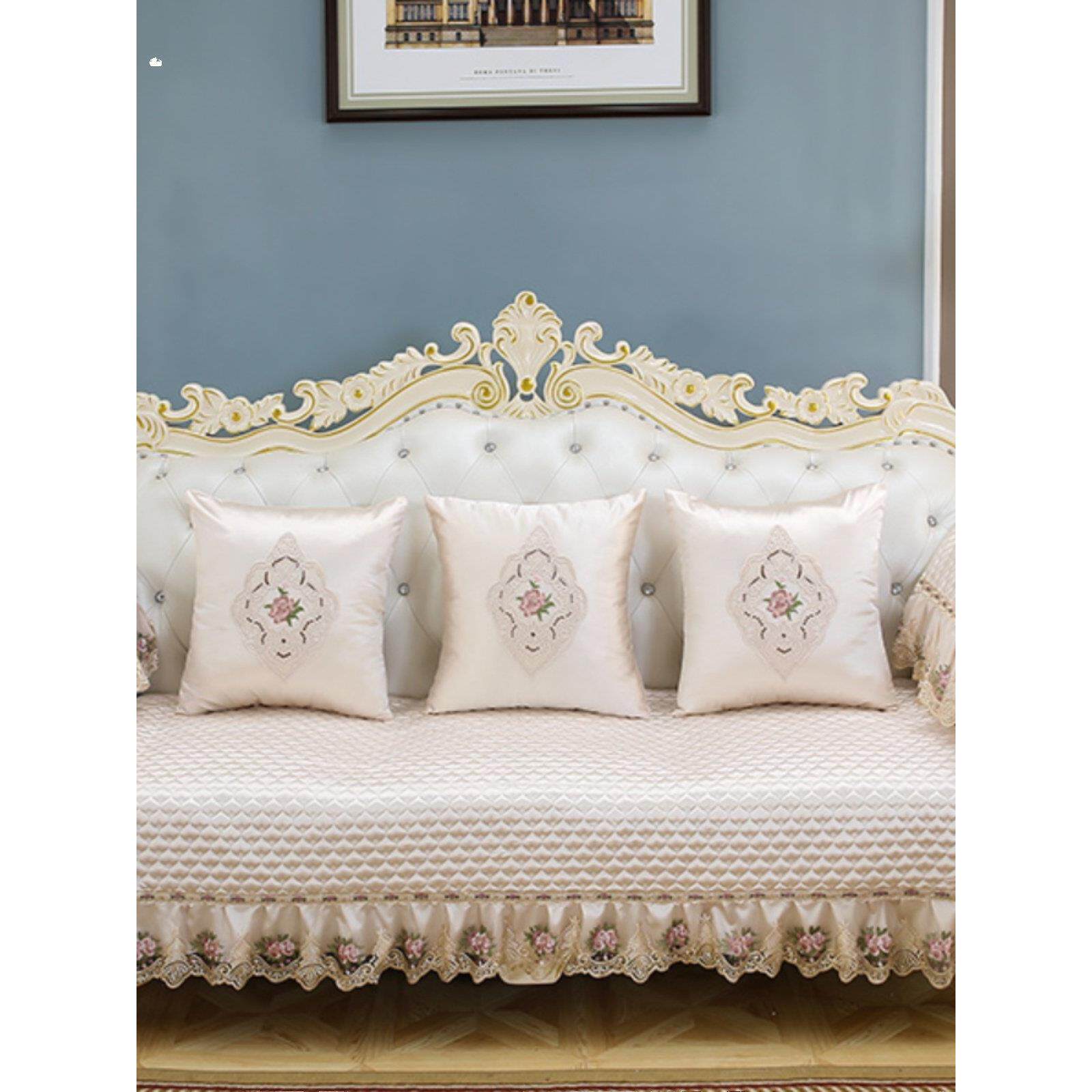 四季沙发套罩巾全包盖坐垫子欧式沙发垫布艺防滑简约现代通用冬季