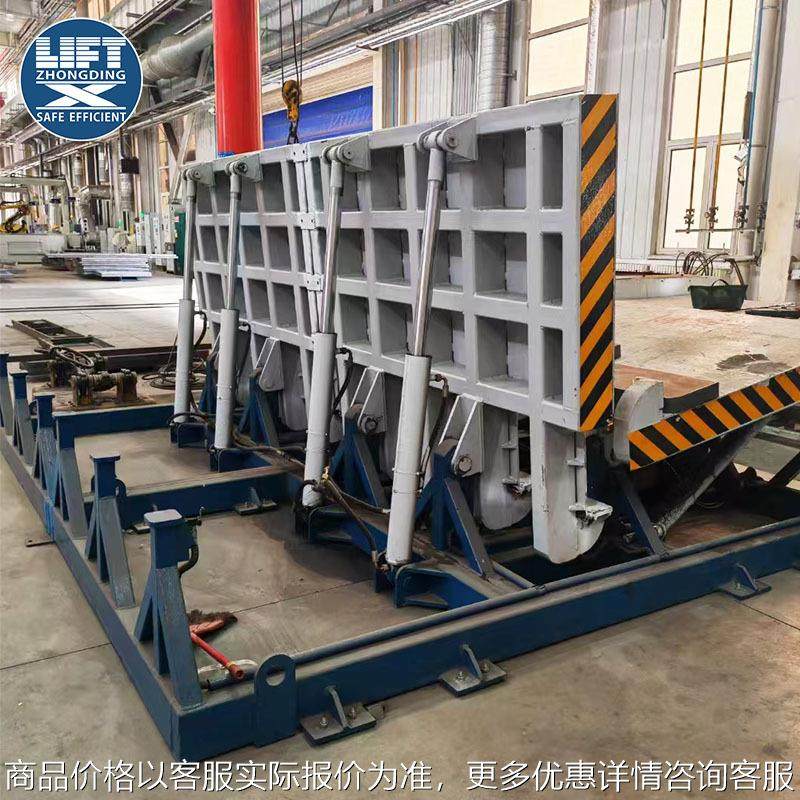 电动液压连续翻转平台重型钢板角度倾斜翻转焊接180度接力翻转机