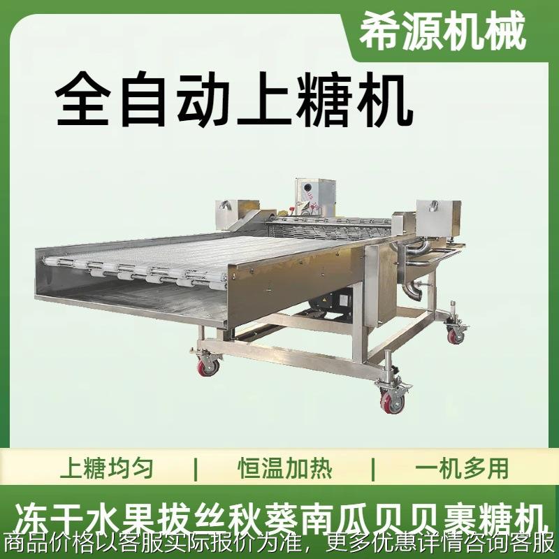 冻干山楂裹糖机 冰糖葫芦上糖浆设备 冻干草莓酸奶上糖机