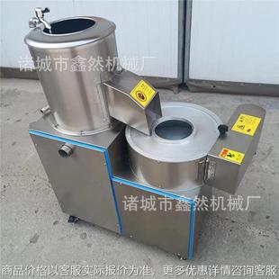 厂家供应洋芋切片切丝设备不锈钢材质土豆清洗脱皮切片切条机