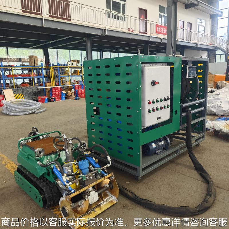 厂家直营市政管道河道闸口排污遥控清淤机器人淤泥污泥清理机