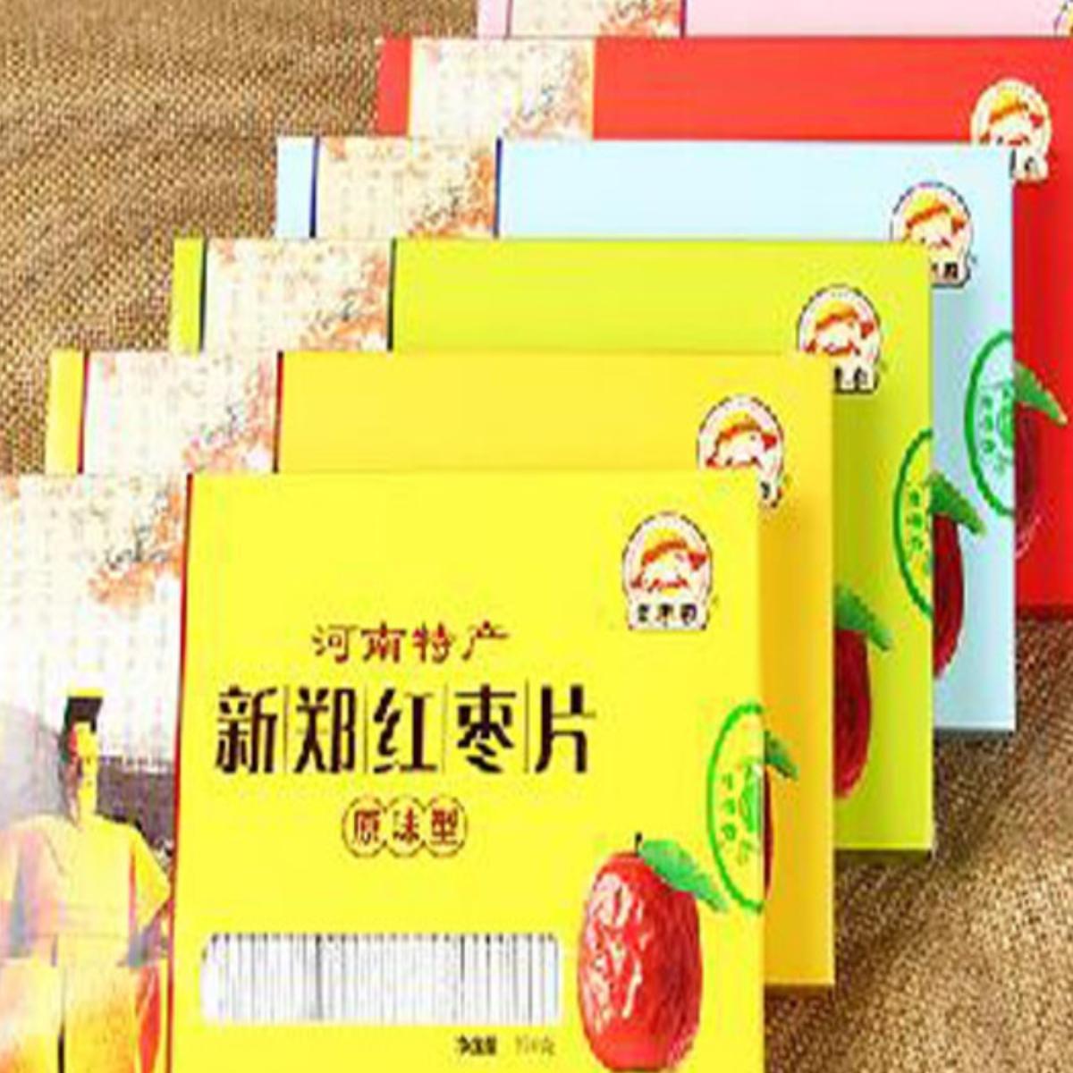 河南特产老枣农新郑红枣片6种口味1320g无核红枣片泡水休闲小零食